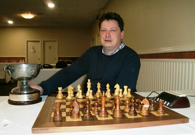 Paul walsh, with trophy