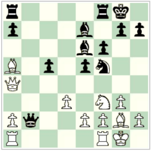 Position after Black's 14th move
